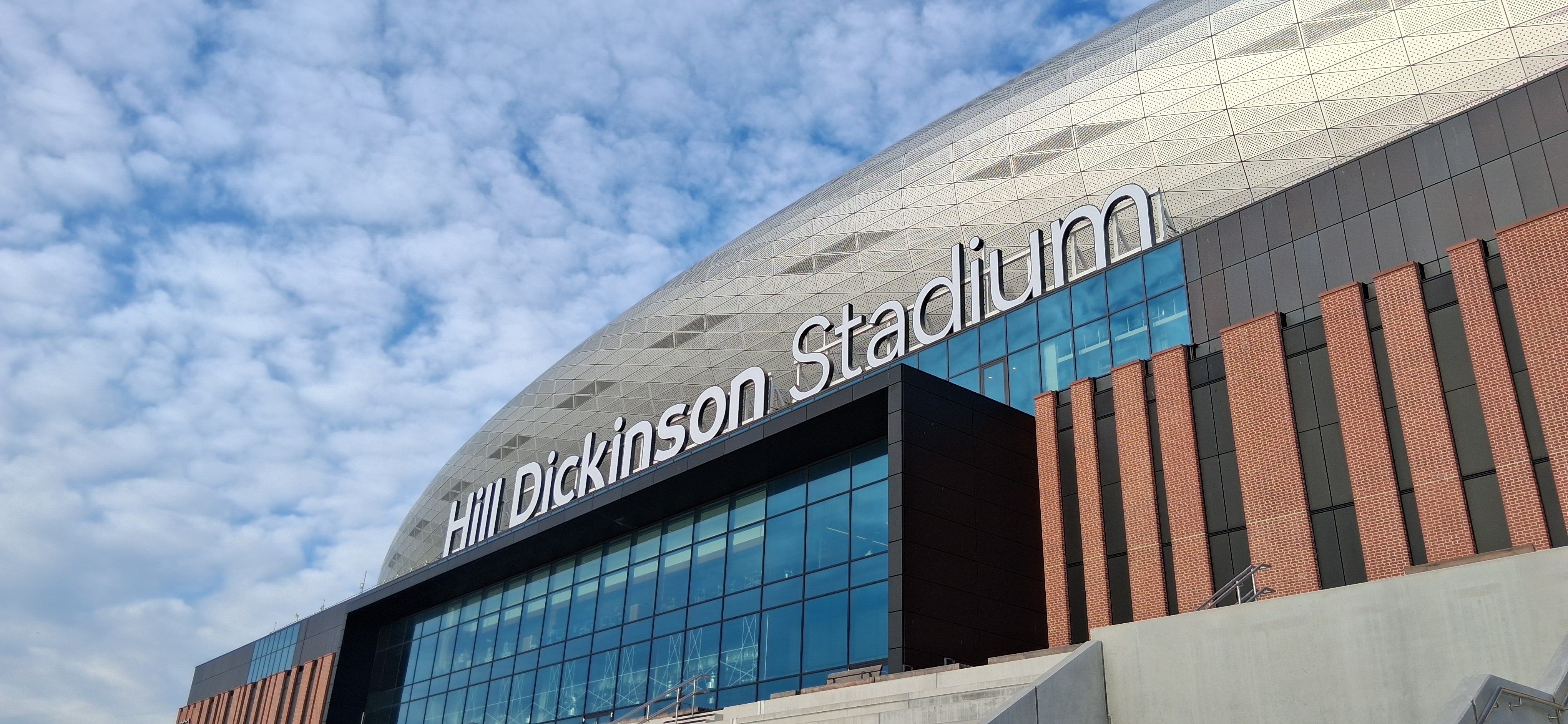 Hill Dickinson Stadium on Liverpool's waterfront, Everton's new home.